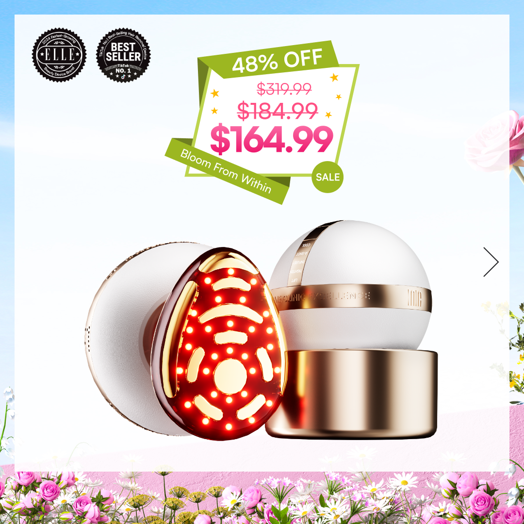 INIA SPHERA At-Home Clinical-Grade RF, EMS &amp; LED Rejuvenation Device