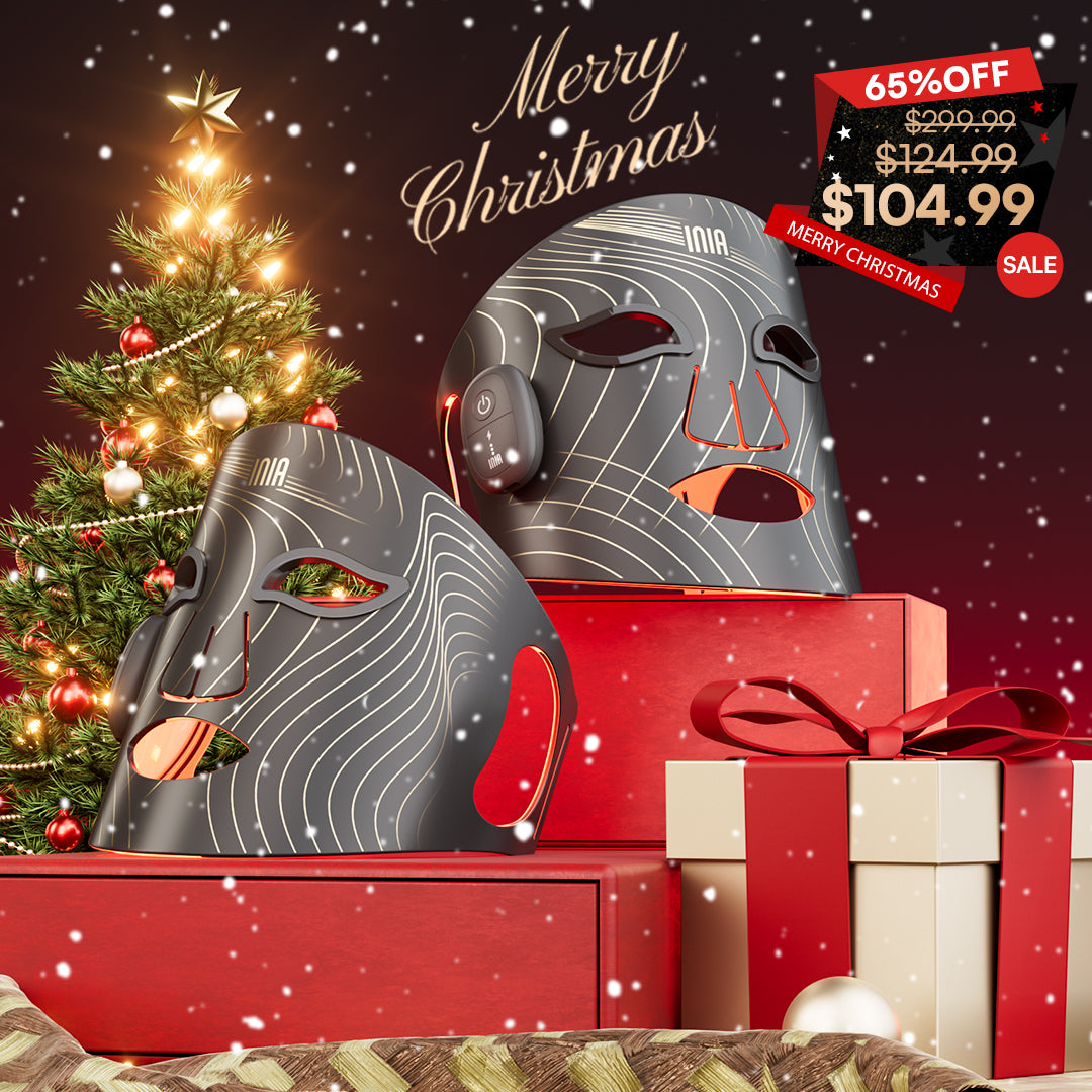 INIA GLOW Wireless Red Light Therapy Mask