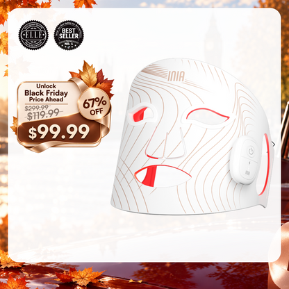 INIA GLOW Wireless Red Light Therapy Mask