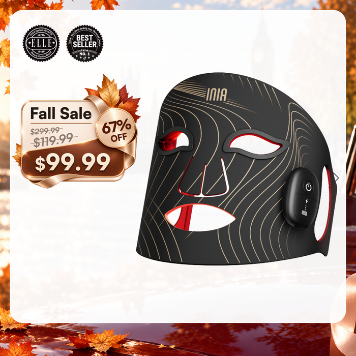 INIA GLOW Wireless Red Light Therapy Mask